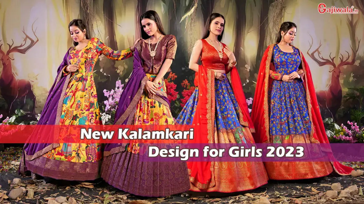 New-Kalamkari-Design-for-Girls-2023-Best-Kalamkari-Print Gajiwala