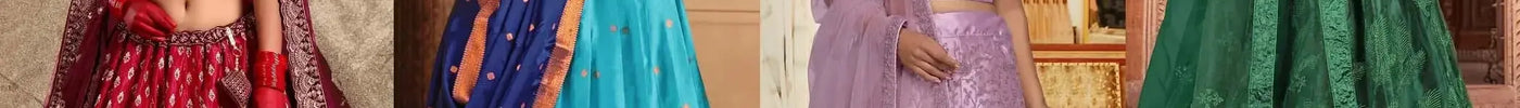 Beautiful Multicolored lehenga choli with dupatta