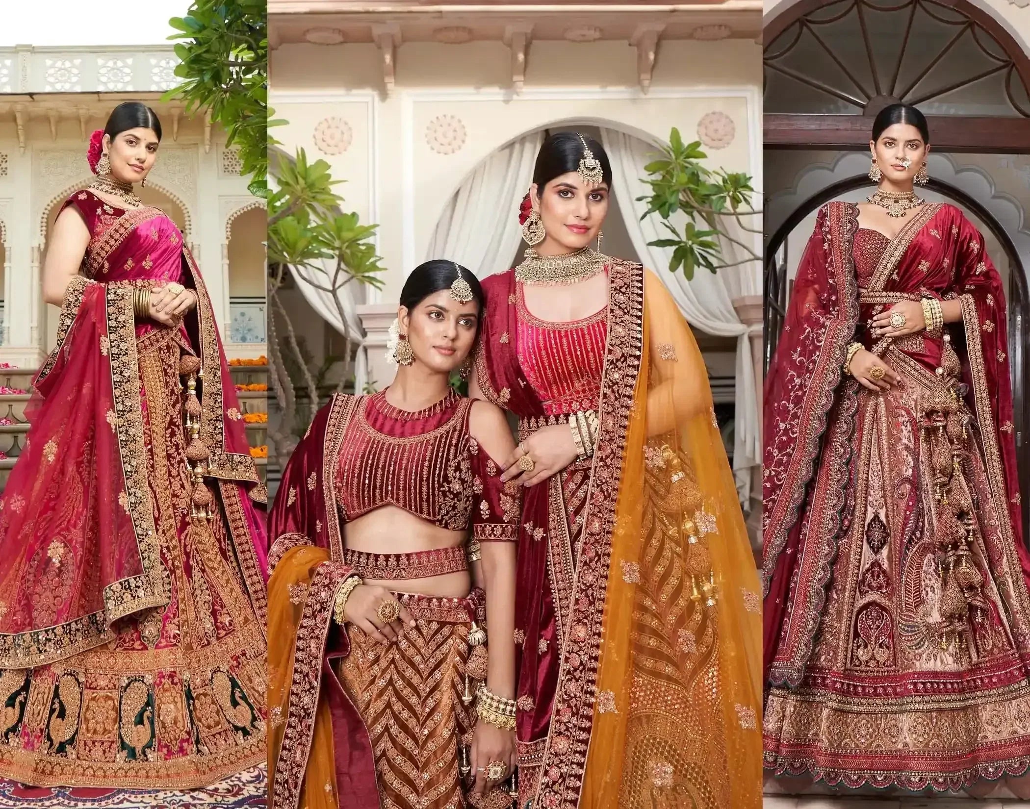 black lehenga makeup look for wedding