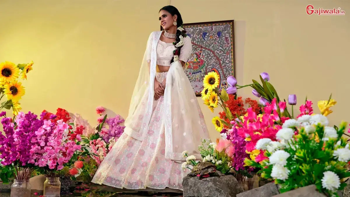 Pink Lehenga choli