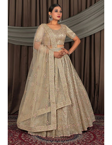 Chiku Party Wear Net Lehenga Choli For Weddings