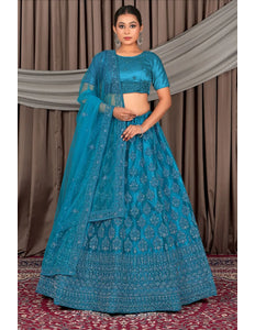 Firozi Latest Net Lehenga Choli For Women