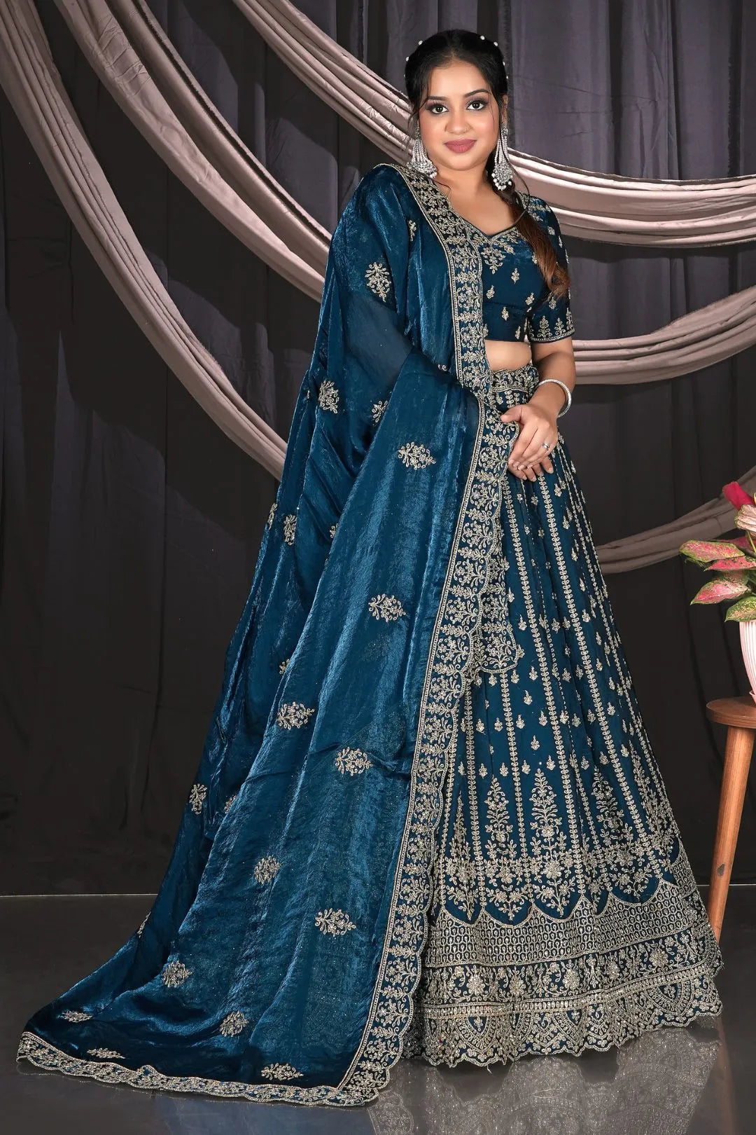 Morpich Net Designer Lehenga Choli For Events