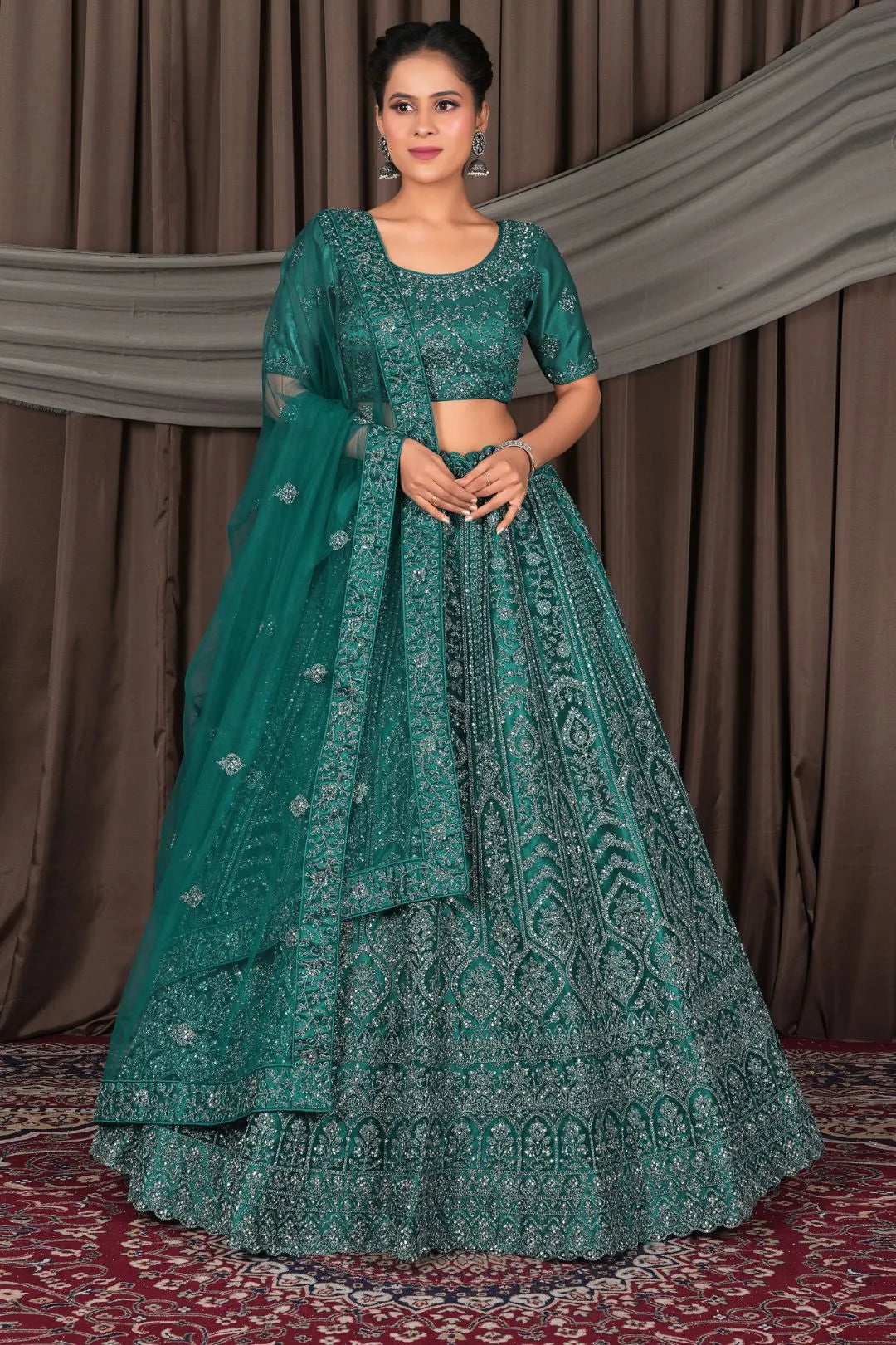 Rama Latest Net Lehenga Choli Ensemble For Women