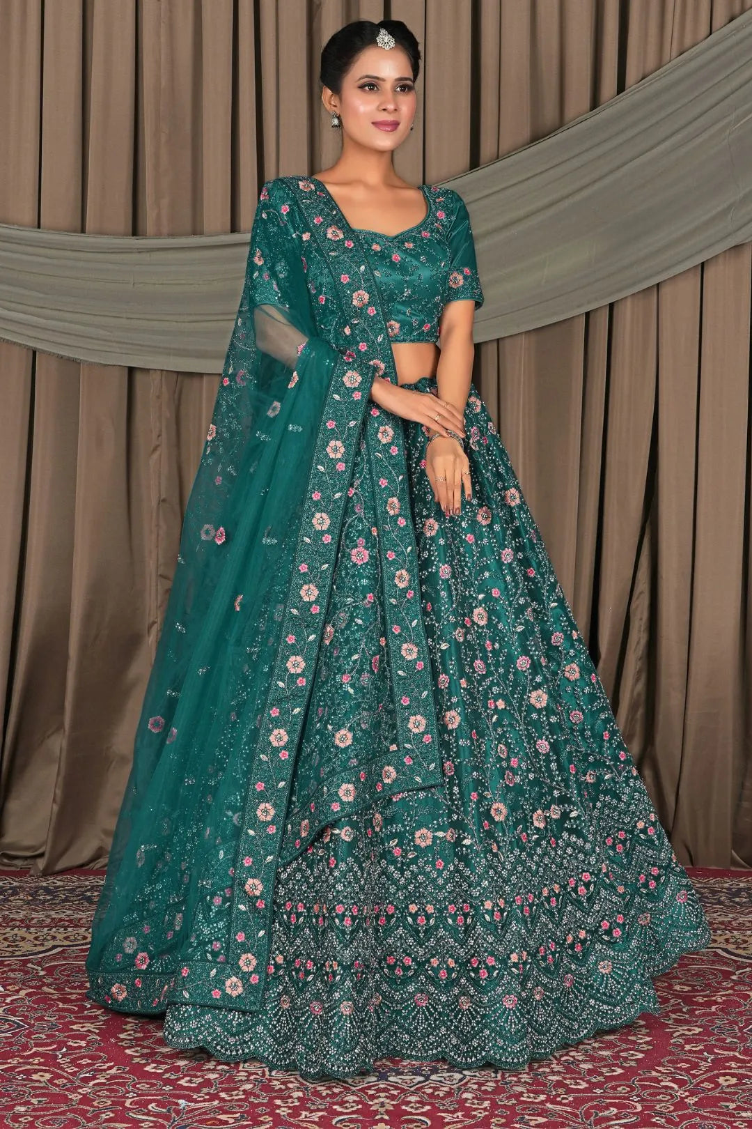 Rama Latest Party Wear Net Lehenga Choli