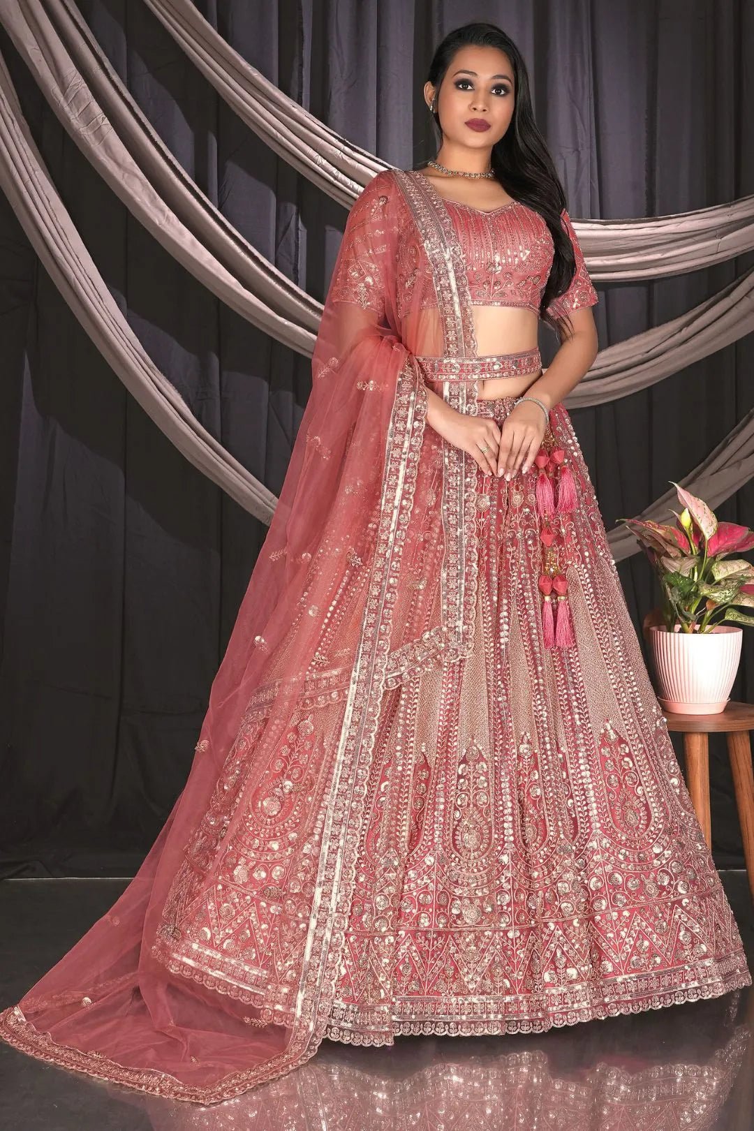 Gajari Traditional Lehenga Choli For Weddings - Gajiwala