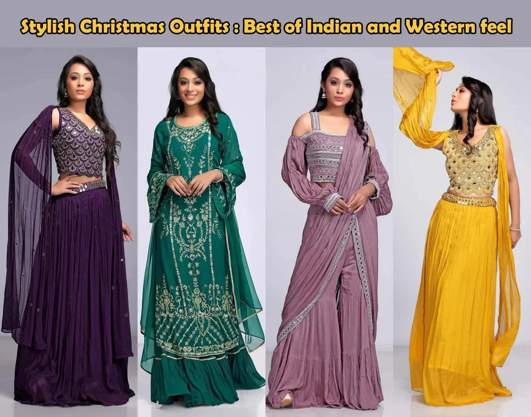 Stylish Christmas Outfits: Best of Indian and Western feel