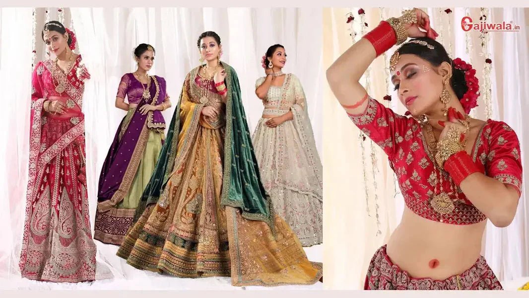 Choose Bridal Lehenga Based on Skin Tone - Gajiwala