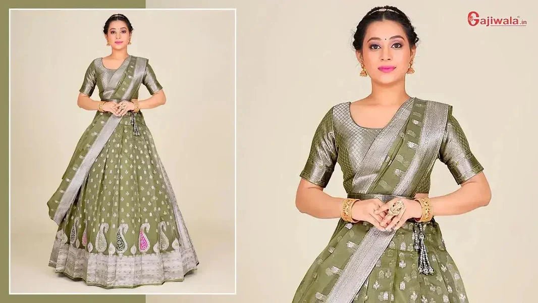 How to Sew a Traditional South Indian Pattu Pavadai - Gajiwala