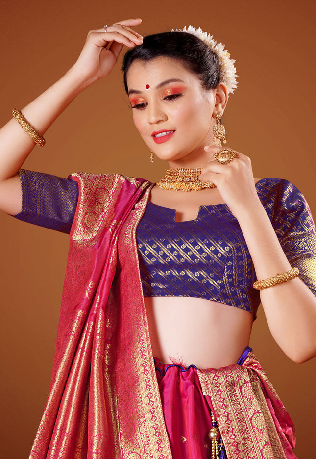 Rani Banarasi Pattu Lehenga