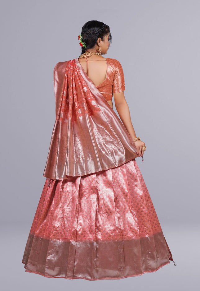 Gajari Kanchipuram Lehenga