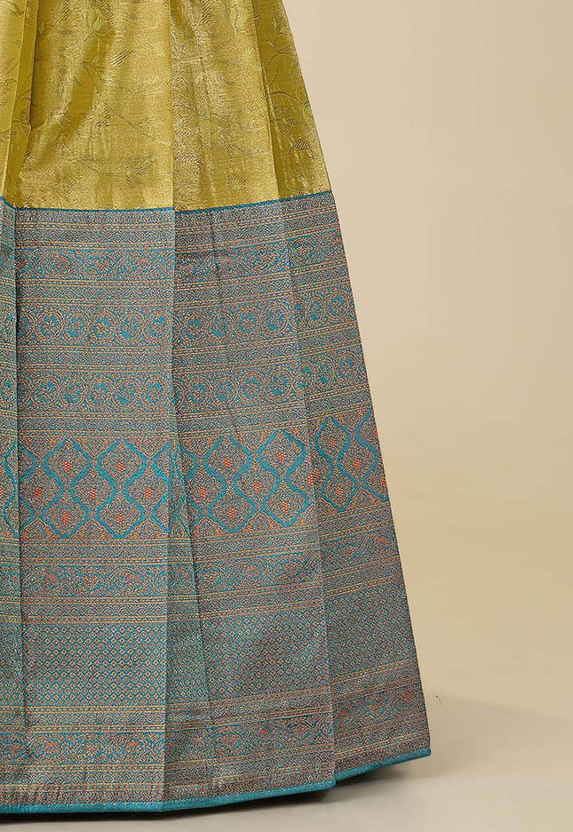 Rama Kanchipuram Silk Lehenga 