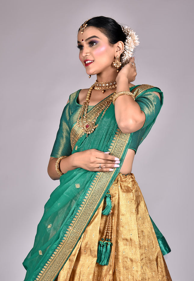 Rama Kanjivaram Pattu Lehenga