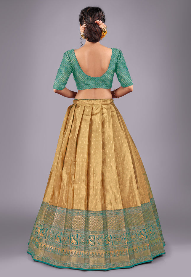 Rama Kanjivaram Pattu Lehenga