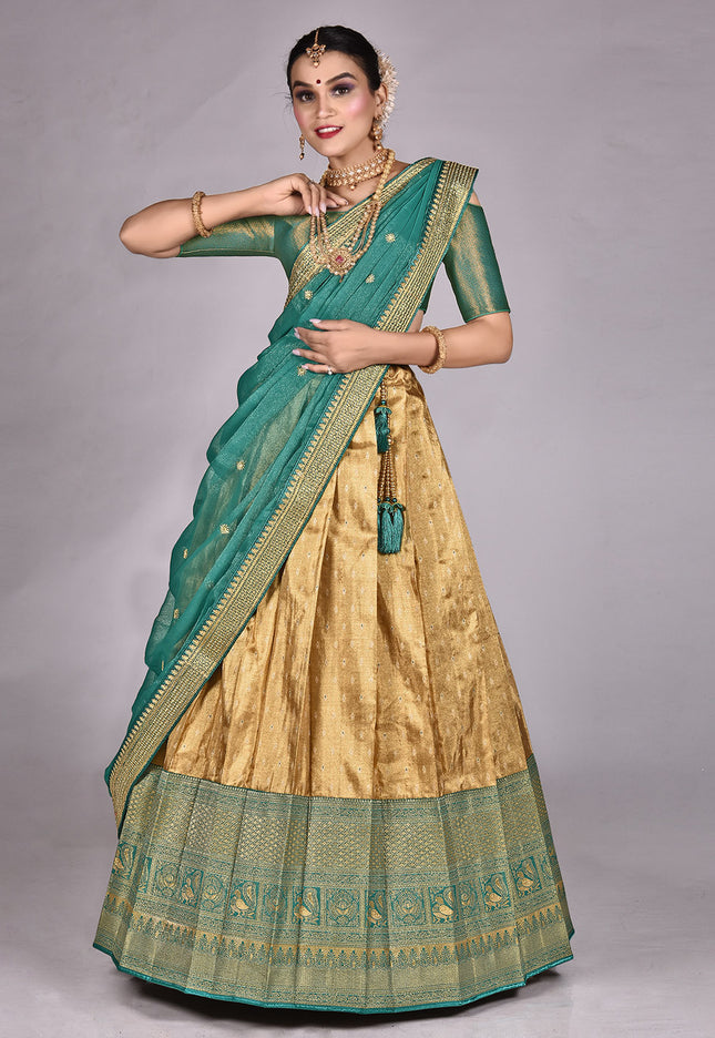Rama Kanjivaram Pattu Lehenga