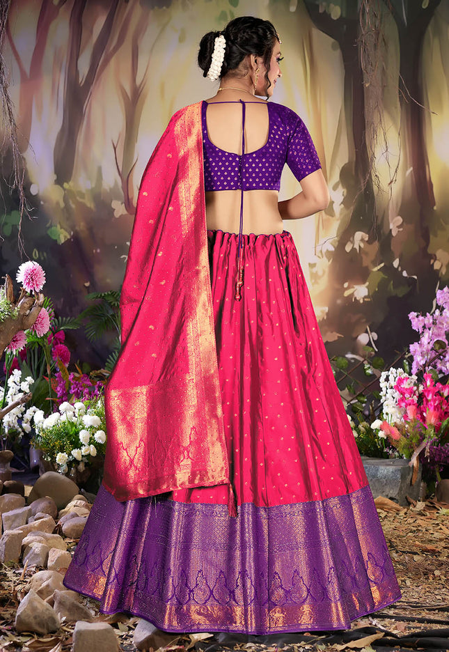 Rani Color Banarasi Lehenga