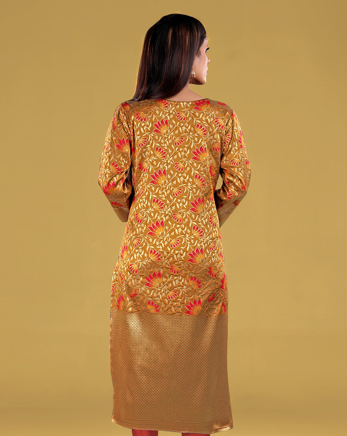Buy Shubhisha Fashion Women's Banarasi silk Multicolor Kurta & Pant With  Dupatta L Online at Best Prices in India - JioMart.