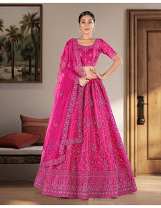 Rani Designer Net Lehenga