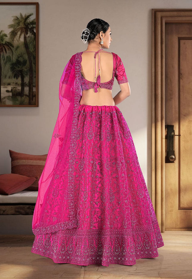 Rani Designer Net Lehenga