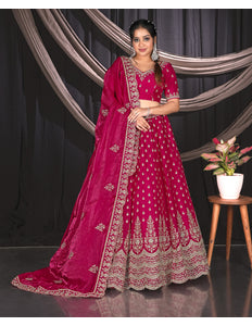 Rani Fendy Semi Stitch Lehenga Choli For Women