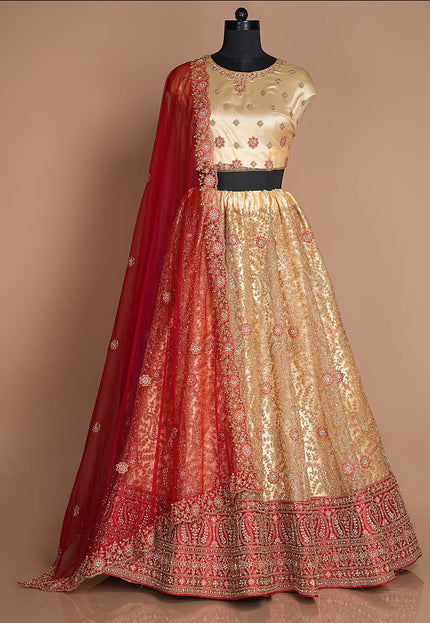 Chiku Designer Net Lehenga