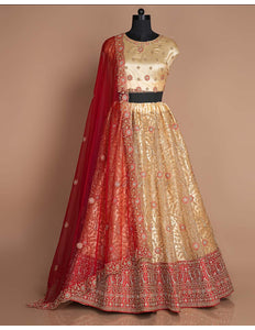Chiku Designer Net Lehenga
