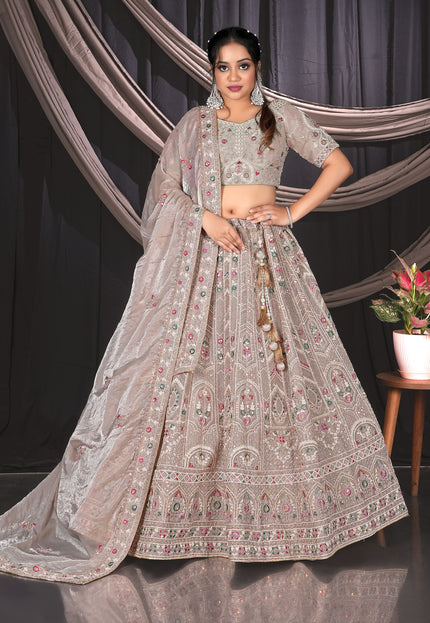 Chiku Net Designer Lehenga Choli For Events