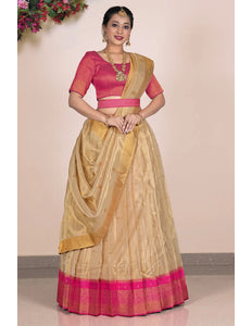 Chiku Tissue Silk Party Lehenga Choli For Women