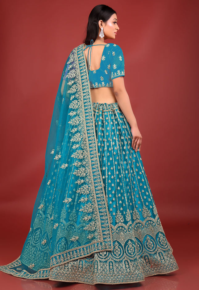 Firozi New Party Wear Lehenga