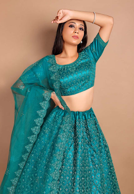 Rama latest Designer Lehenga