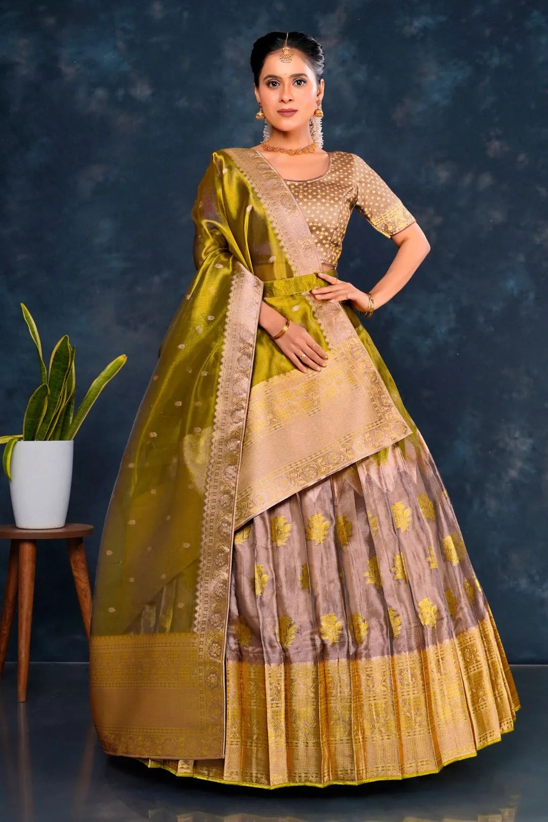 Liril Tissue Silk Designer Lehenga Choli For Women