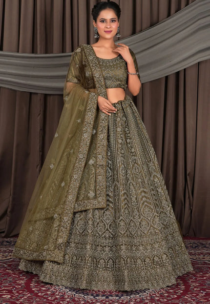 Mehendi Party Wear Chaniya Choli In Wedding