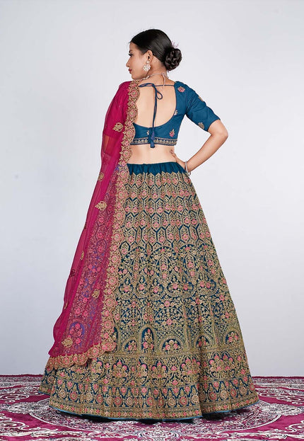 Morpich Exclusive Net Lehenga