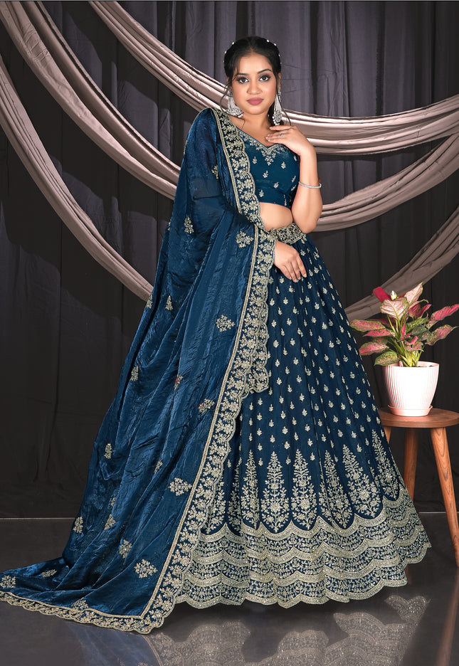 Morpich Fendy Semi Stitch Lehenga Choli For Women