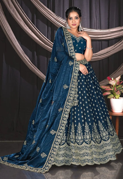 Morpich Fendy Semi Stitch Lehenga Choli For Women
