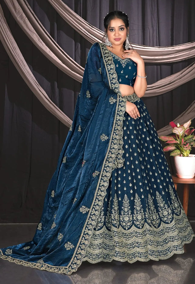 Morpich Fendy Semi Stitch Lehenga Choli For Women