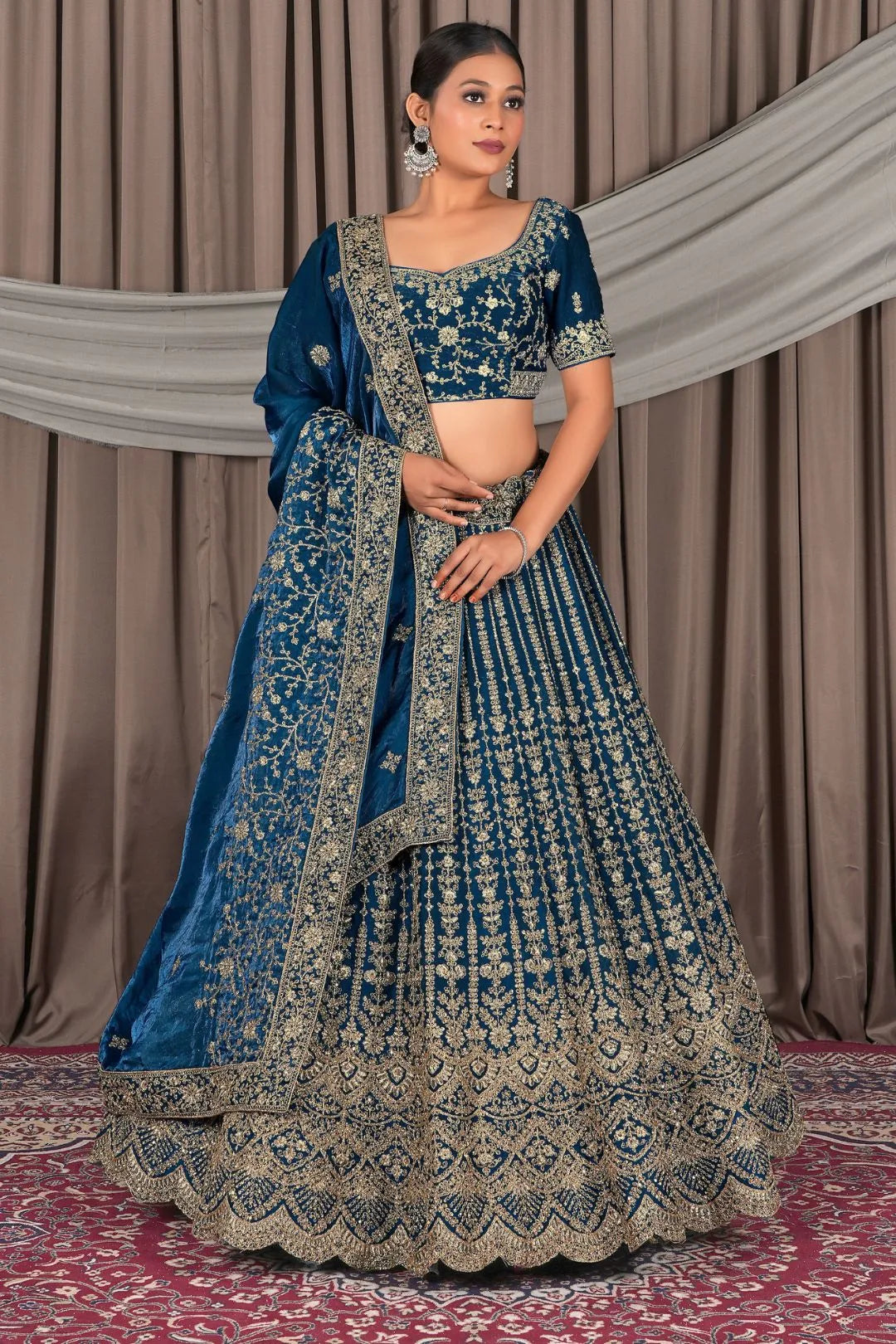 Morpich Latest Fendy Silk Lehenga Choli Design