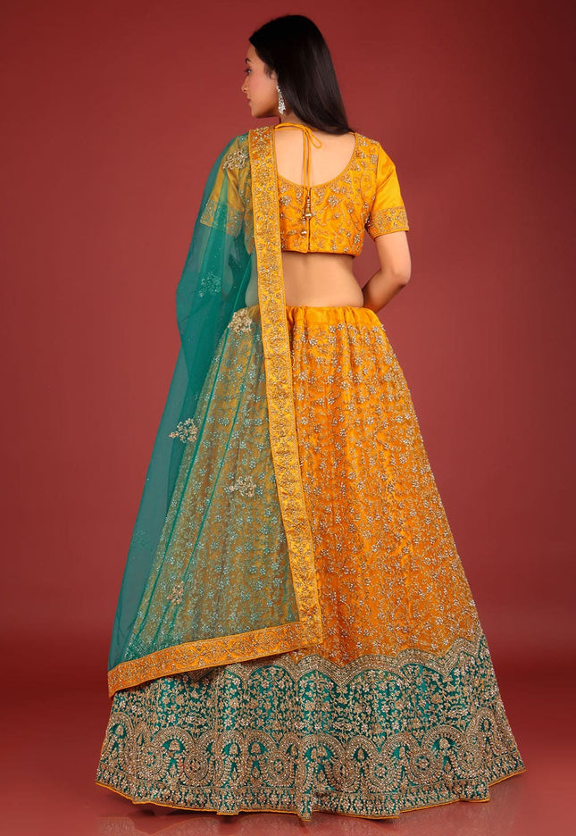 Mustard Latest Chaniya Choli