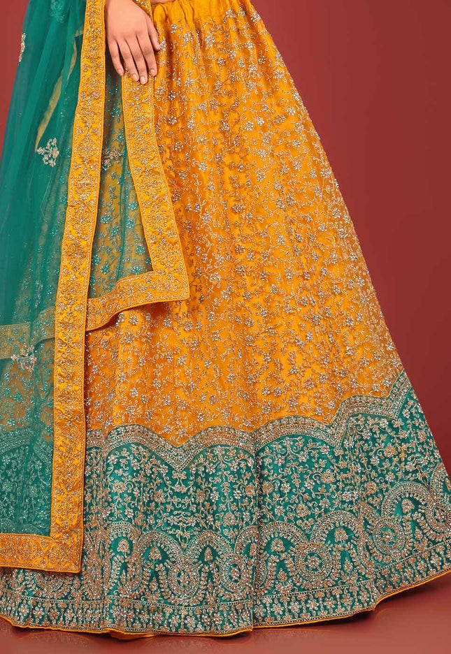 Mustard Latest Chaniya Choli