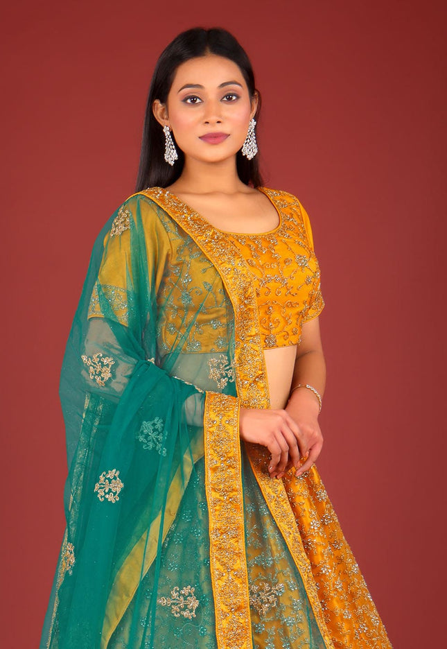 Mustard Latest Chaniya Choli