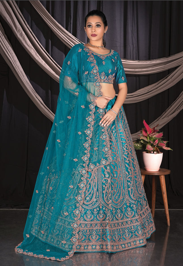 Net Lehenga Choli