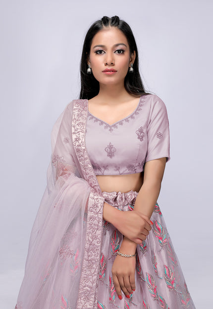 Light Pink Party Wear Lehenga