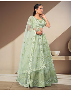 Pista Latest Net Lehenga Choli