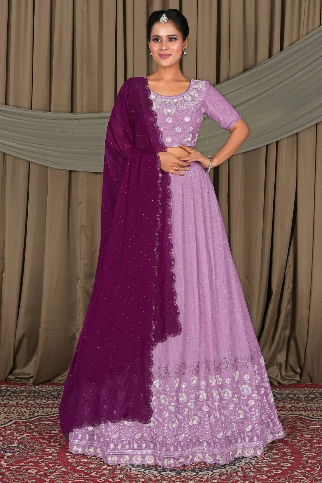 Pink Elegance Latest Fendy Lehenga Choli for Party Wear