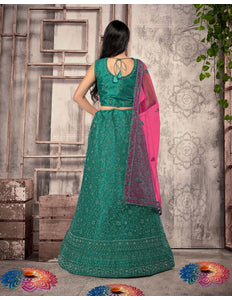 Rama Net Readymade Lehenga