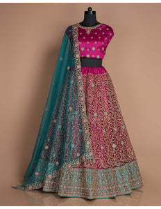 Rani Designer Net Lehenga