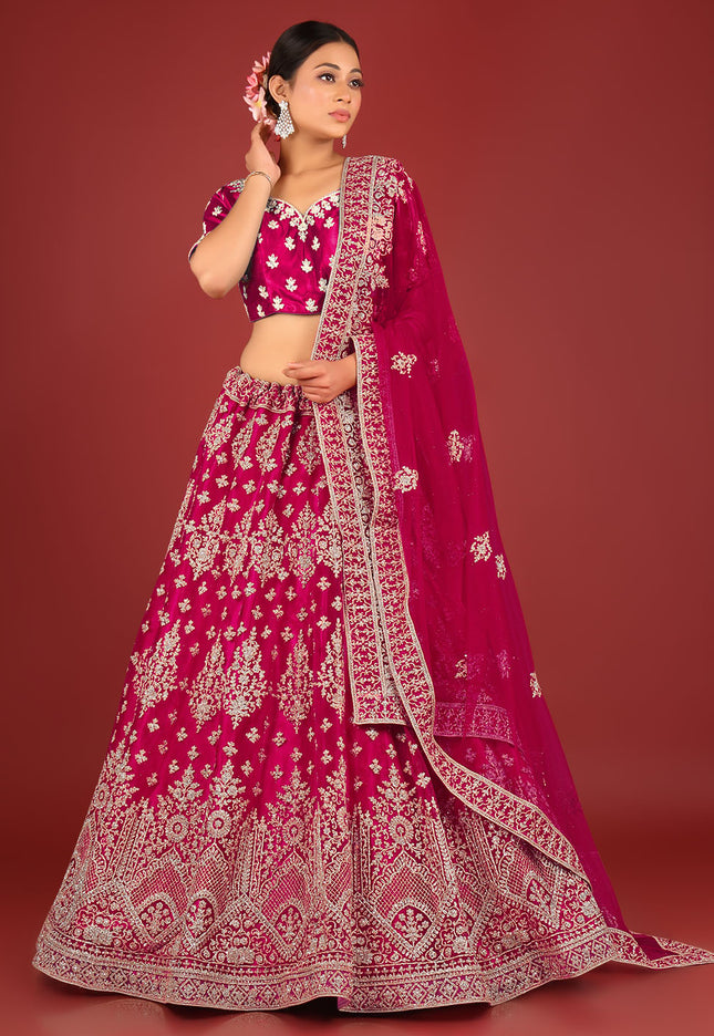 Rani Net Chaniya Choli