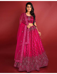 Rani Sequins Net Lehenga