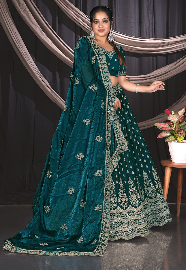 Rama Fendy Semi Stitch Lehenga Choli For Women