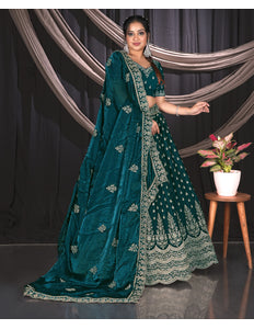 Rama Fendy Semi Stitch Lehenga Choli For Women